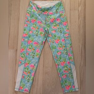 Lilly Pulitzer x Disney neon Floral Leggings